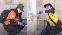 Voluntarios de Perú y Brasil restauraron espacios públicos en la ciudad imperial de Cusco